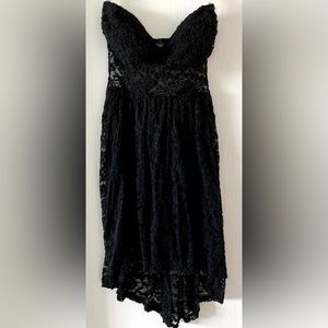 Lace Strapless Dress